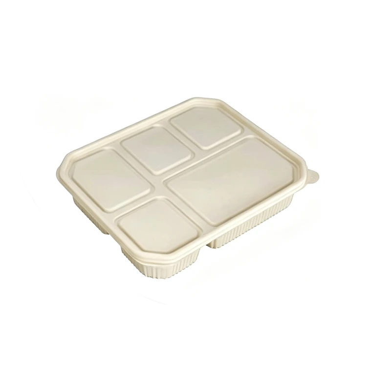 5 Compartment Eco-friendly Food Tray
